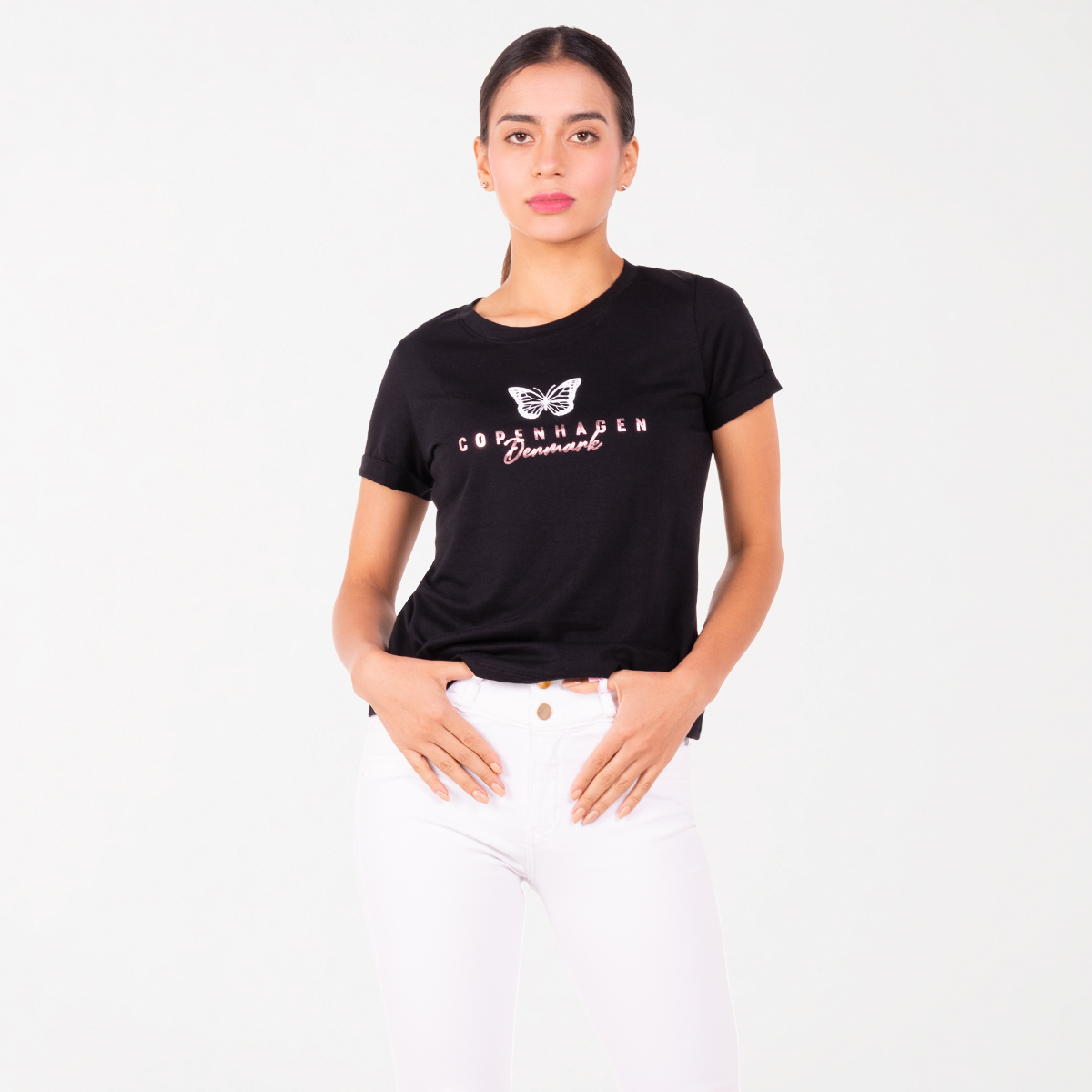 Camiseta estampada CAMISETAS Y | Y POLOS | MODA JUVENIL | MUJERES | RM Tienda Online