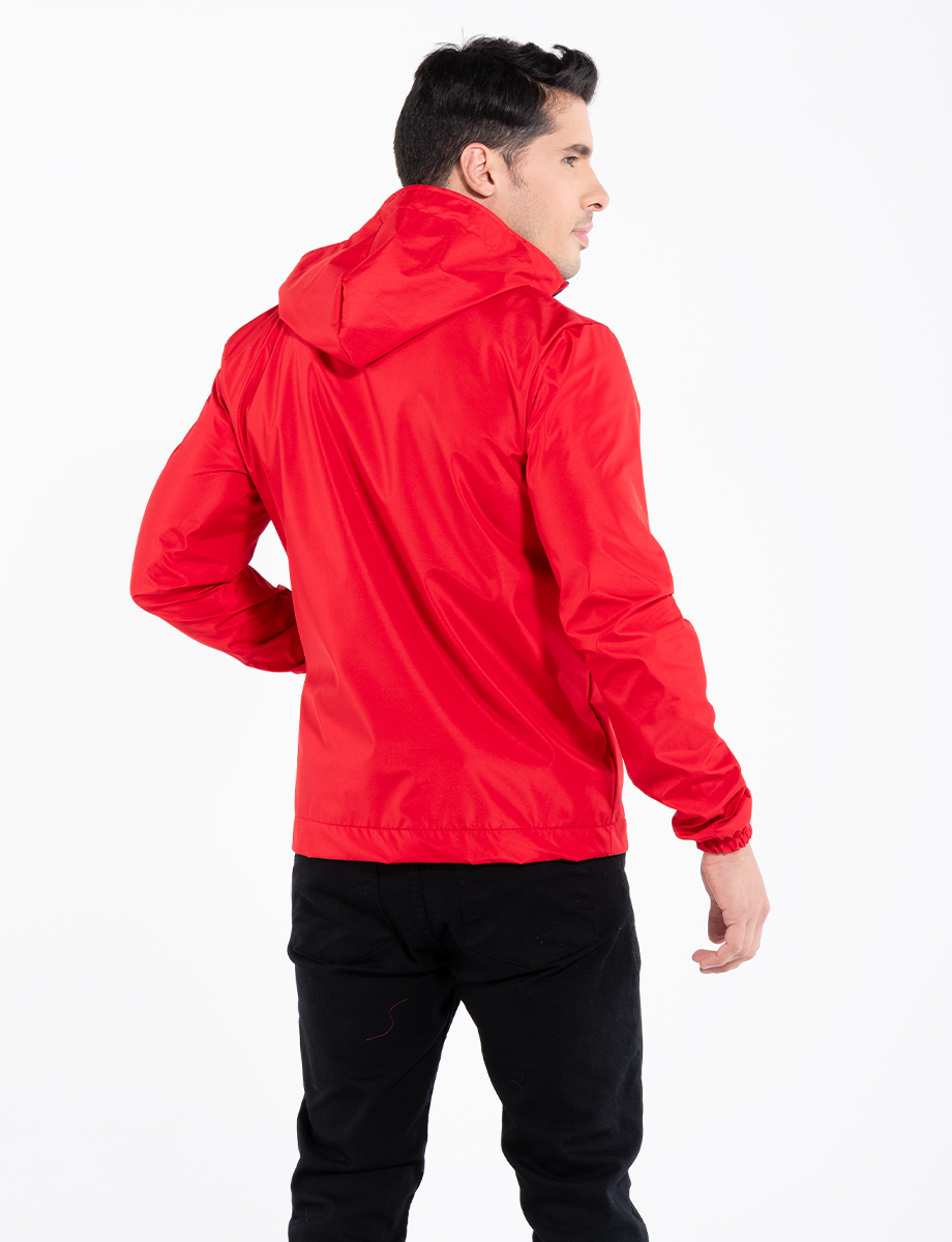 Chaqueta poliéster roja