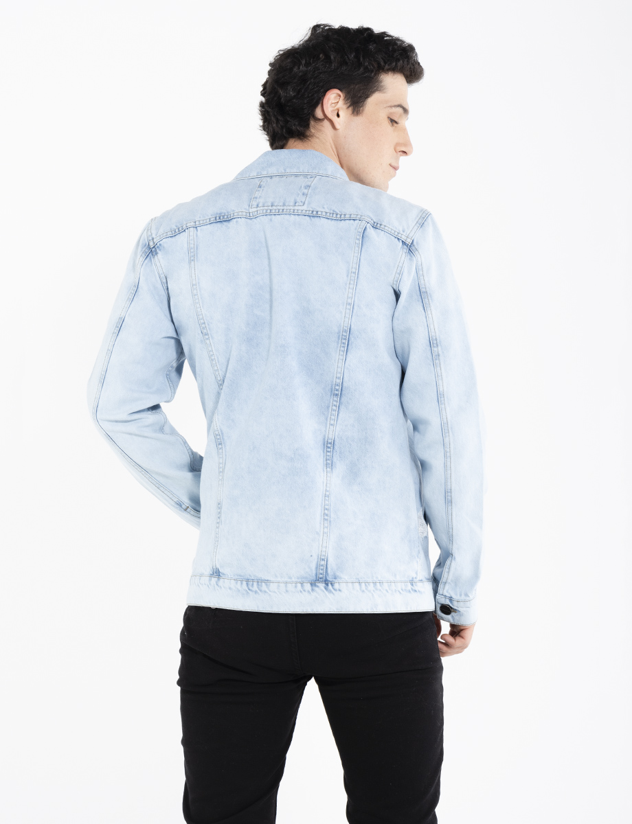 Chaqueta jean celeste