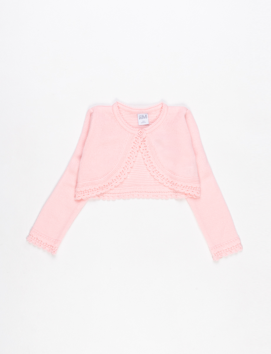 Sweater corto rosado