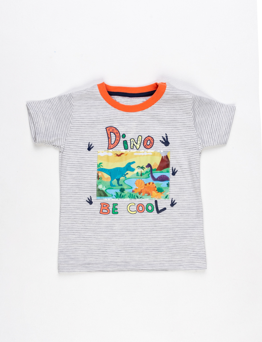 Camiseta rayas Dino