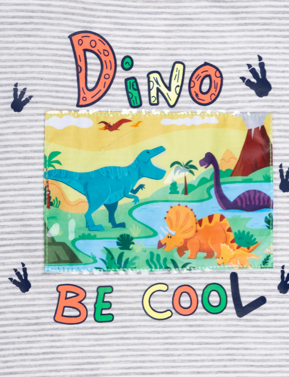 Camiseta rayas Dino