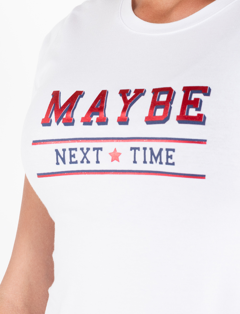 Camiseta Maybe manga corta