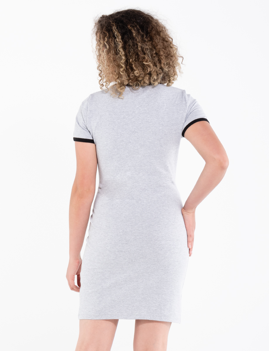 Vestido Addicted to Gaming gris