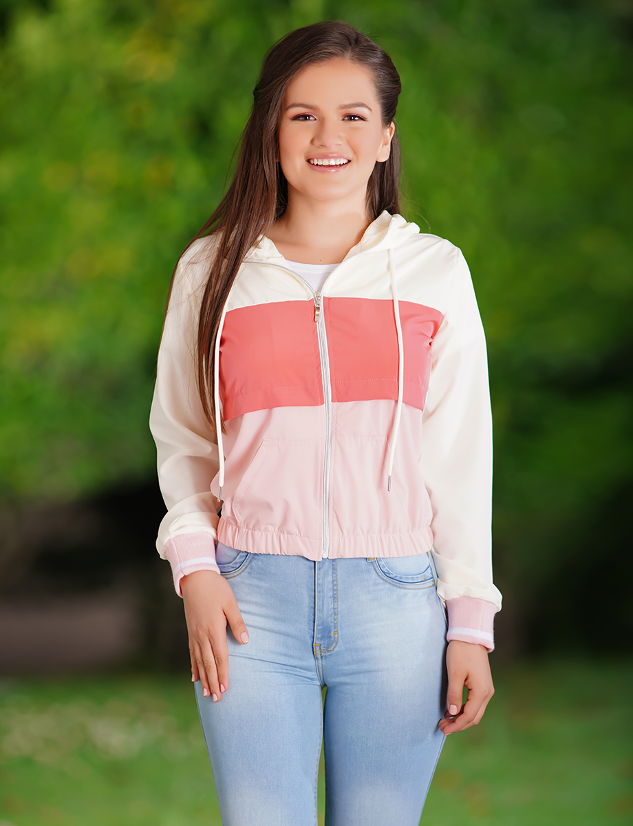 Chaqueta tricolor