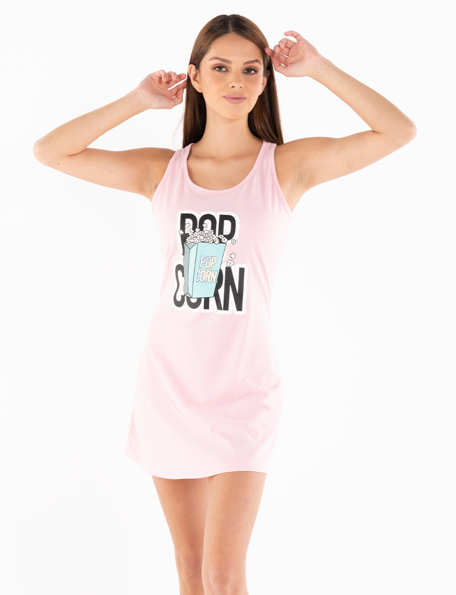 Pijama batola Popcorn rosada