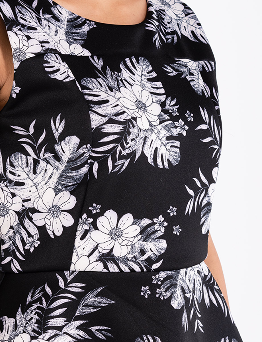 Vestido peplum clásico