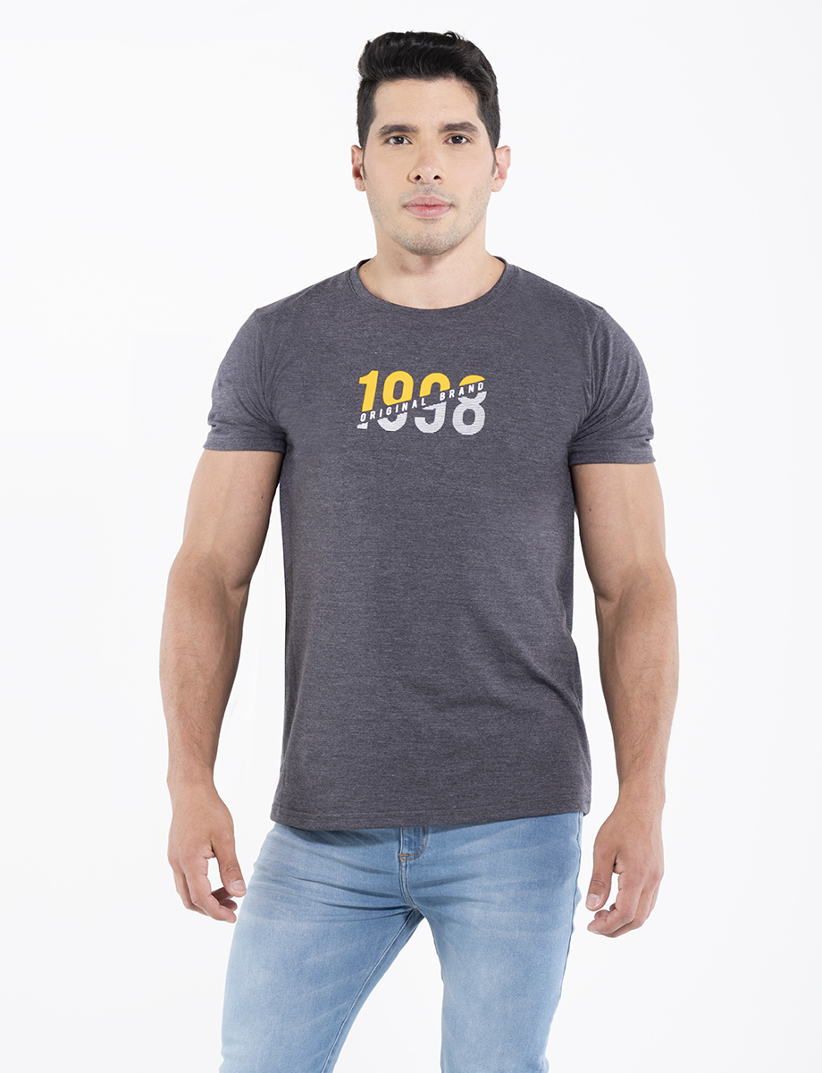Camiseta 1998 gris oscuro
