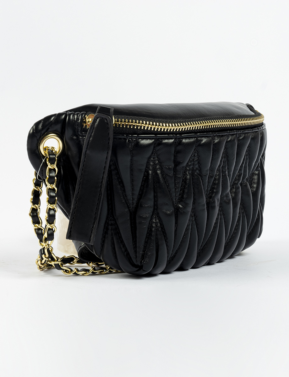 Cartera canguro con cadena