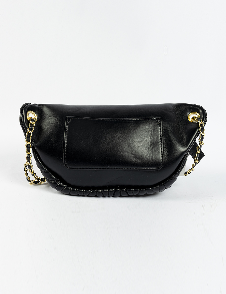 Cartera canguro con cadena
