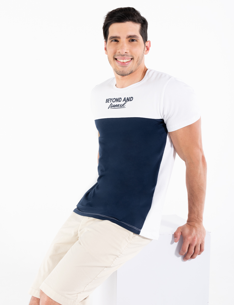 Camiseta bicolor Beyond