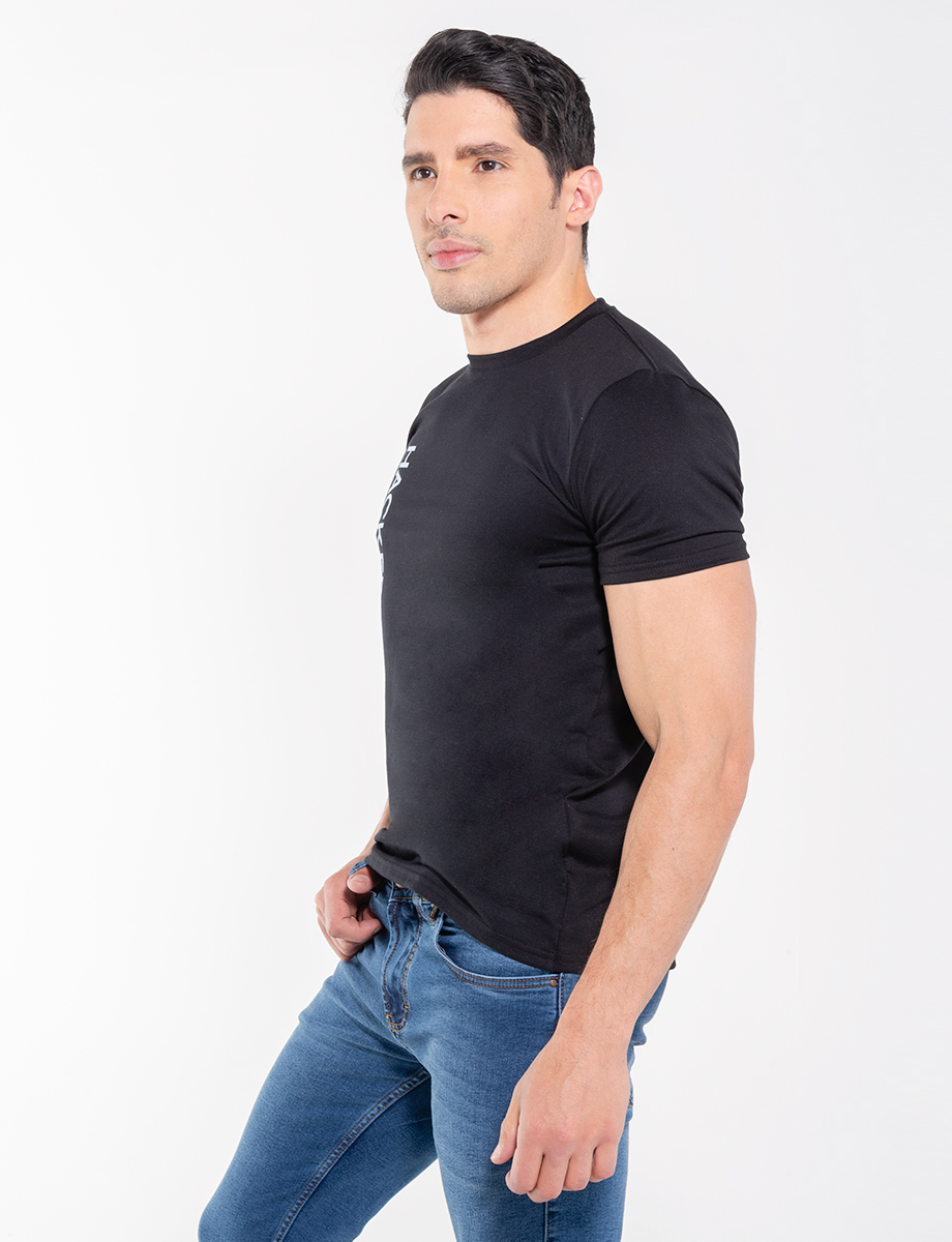 Camiseta unicolor Hacker