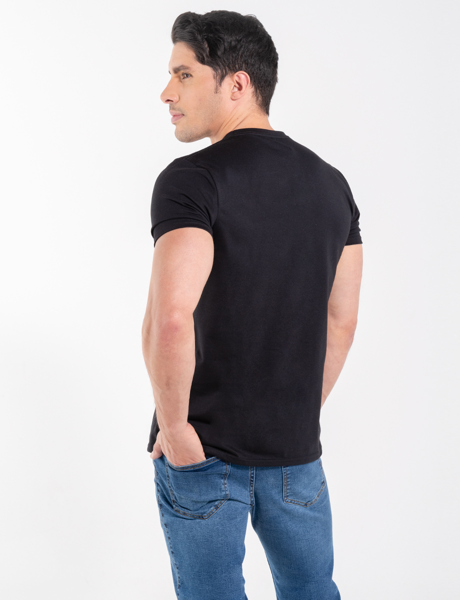 Camiseta unicolor Hacker