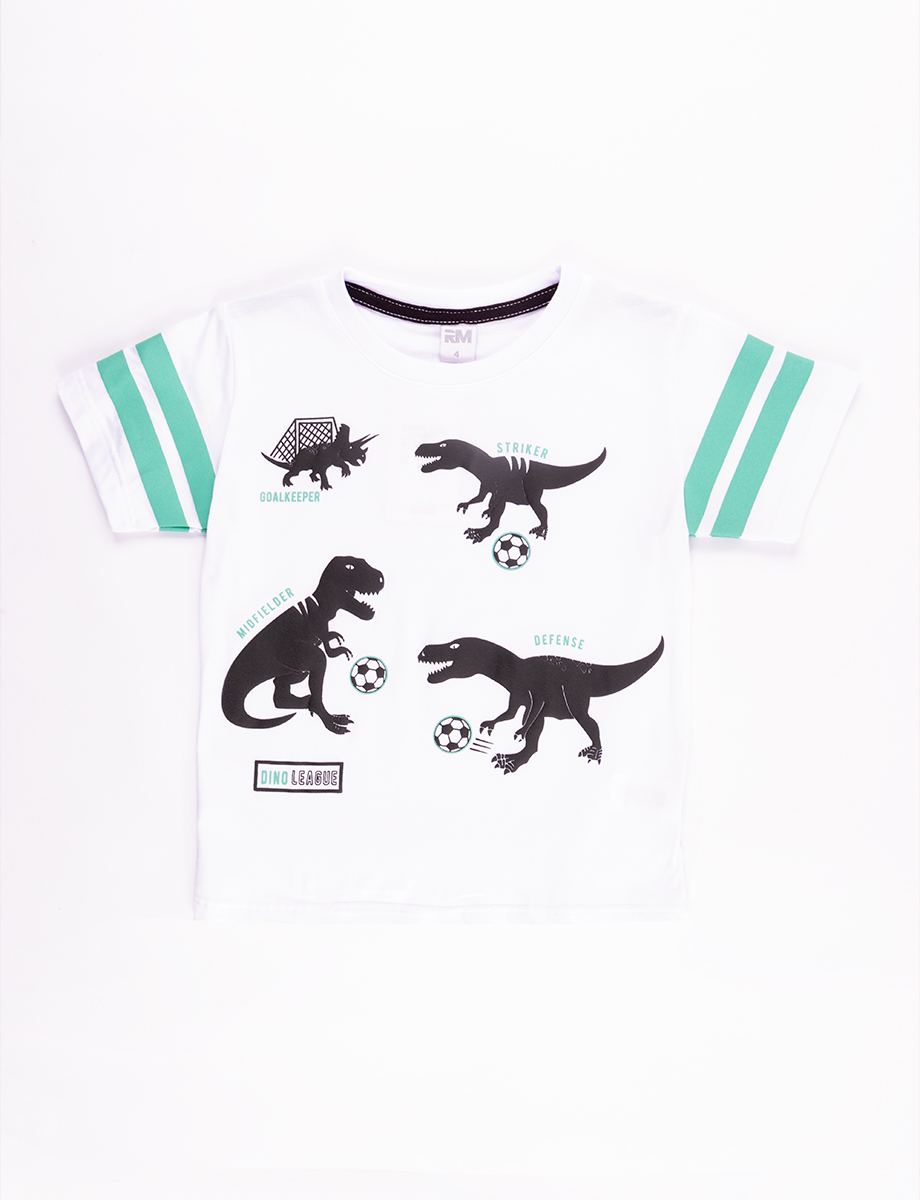 Camiseta Dino League blanca