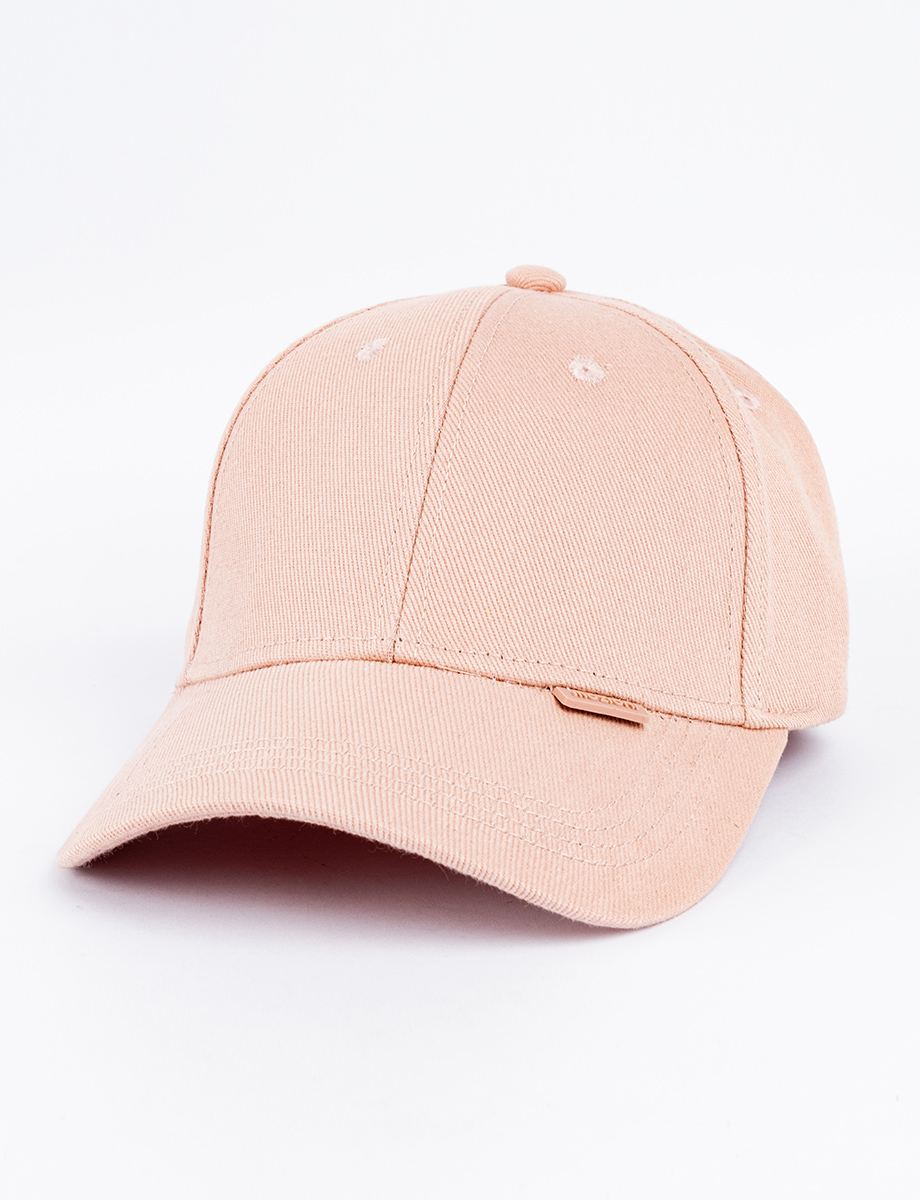 Gorra deportiva llana rosada