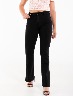 Jean bota ancha negro 1 botón