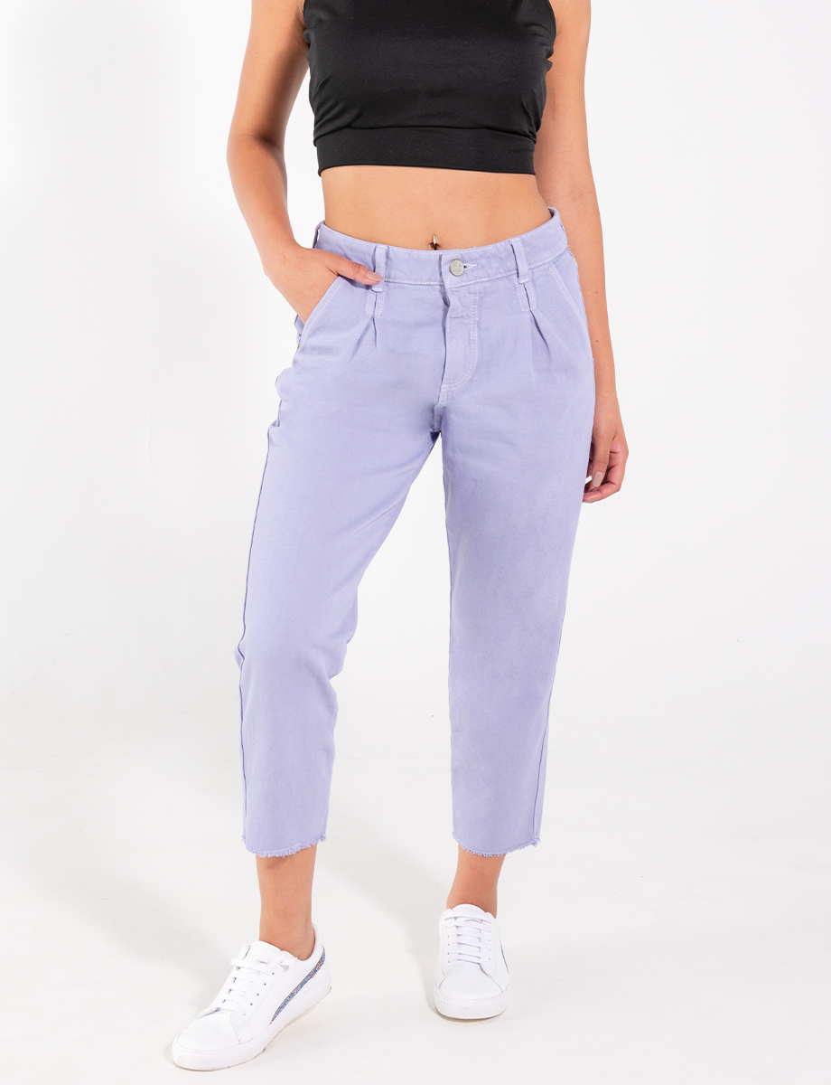 Jean Slouch llano lila