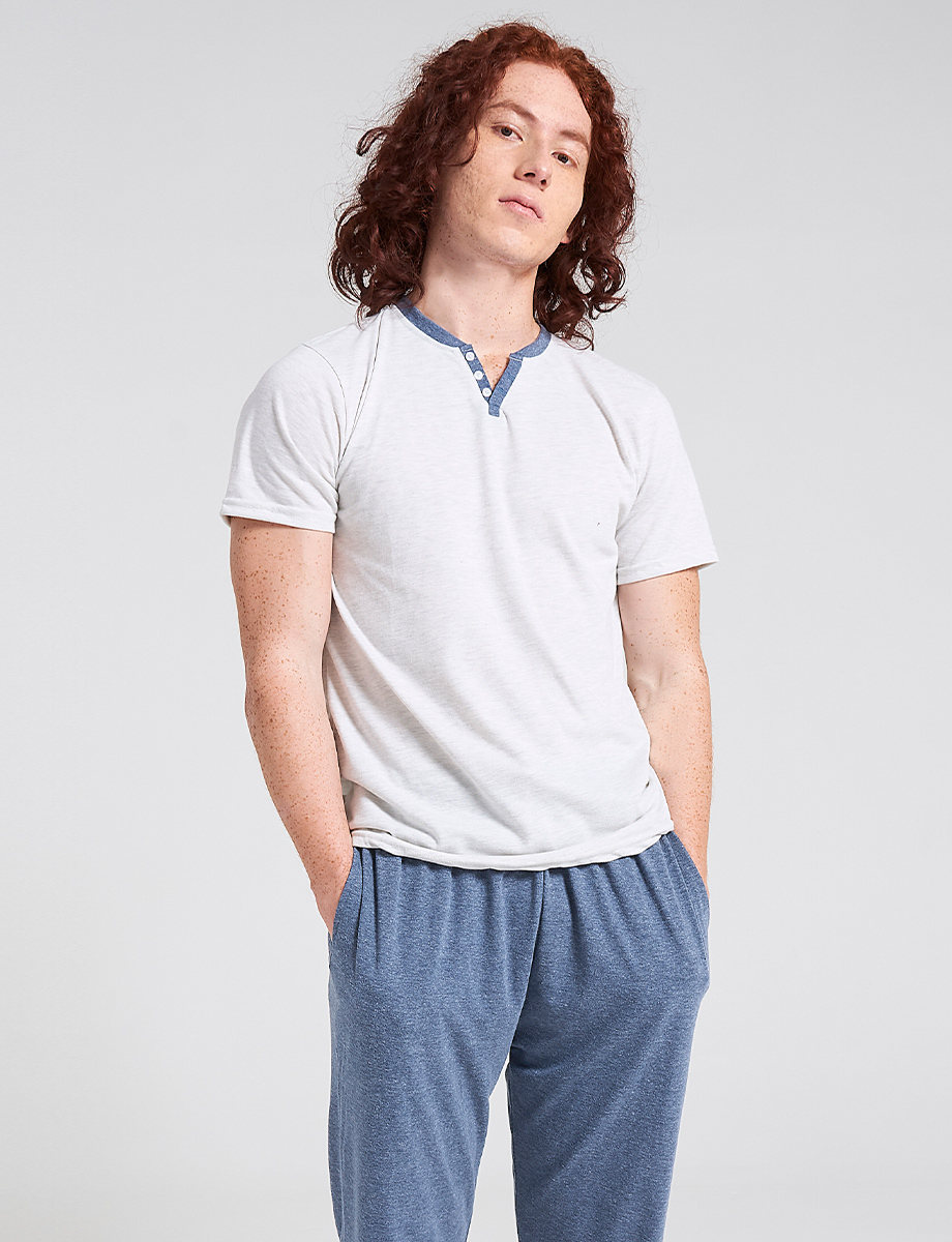 Pijama llana Camiseta Pantalón