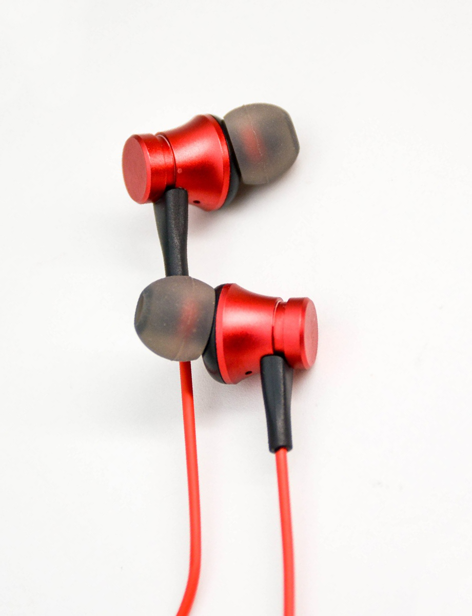 Audífonos con cable SP-A15 rojo