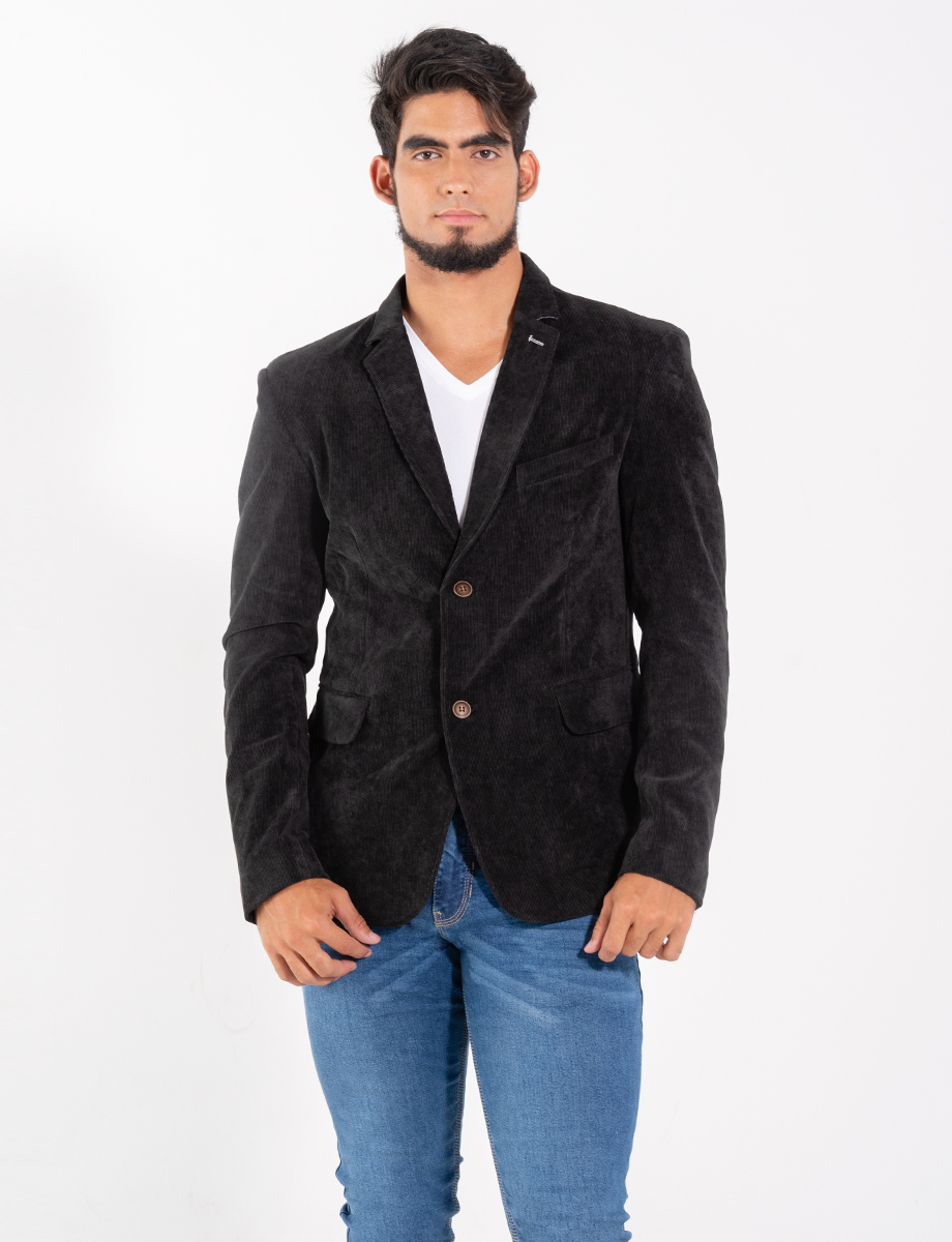 Blazer negras hombre