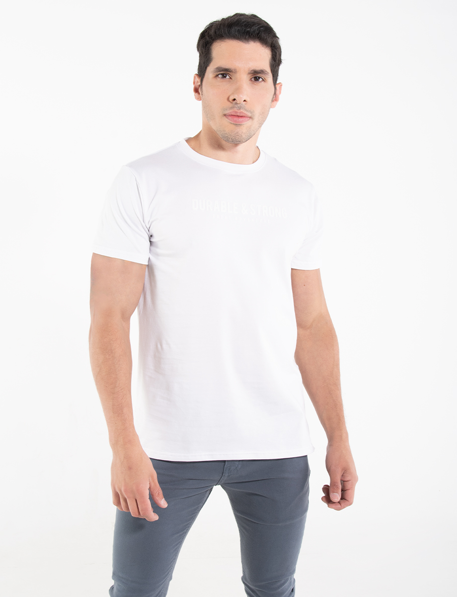 Camiseta Letras blanca