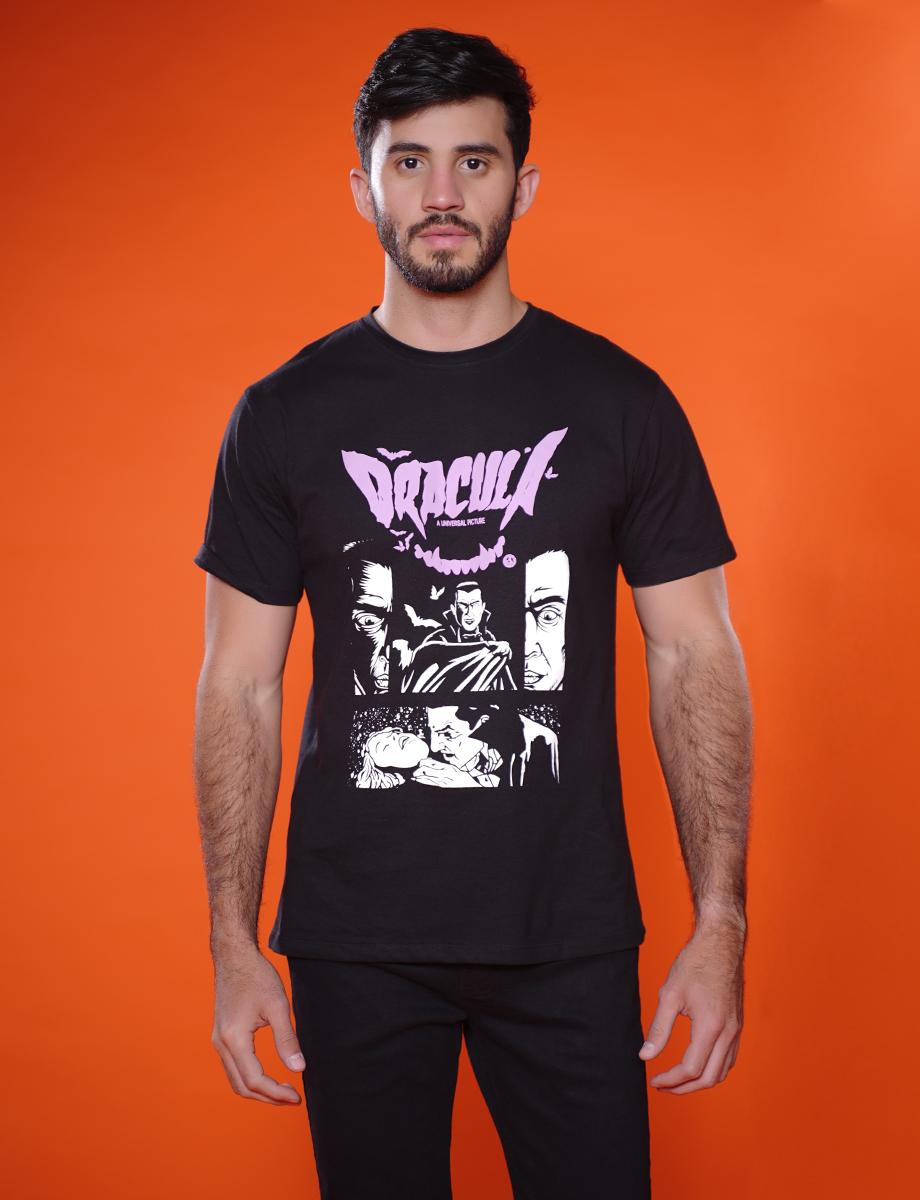 Camiseta negra Drácula