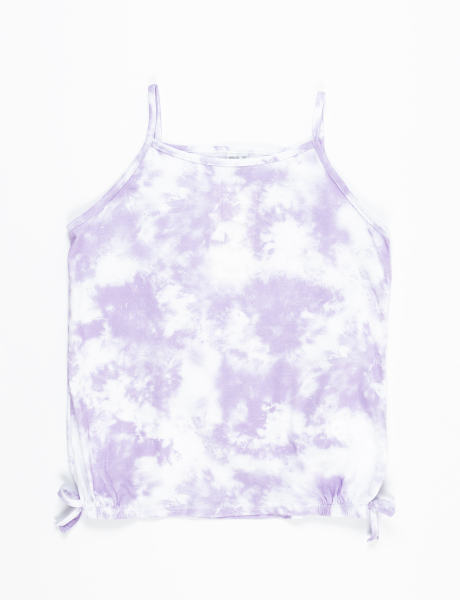 Top tie dye lila