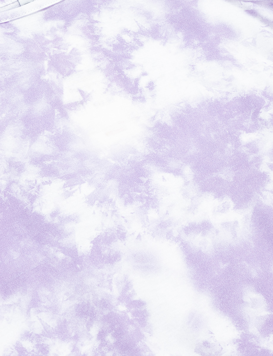 Top tie dye lila