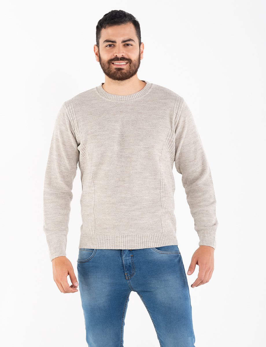 Sweater clásico con textura