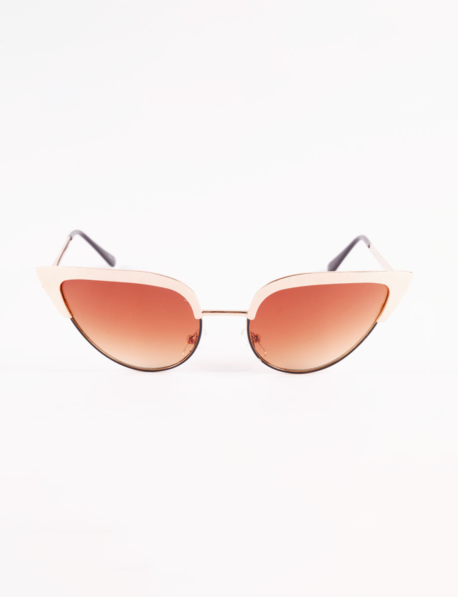 Gafas ojo de gato bicolor