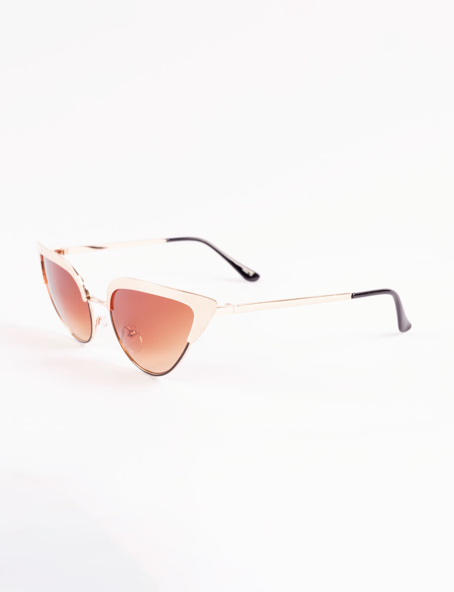 Gafas ojo de gato bicolor