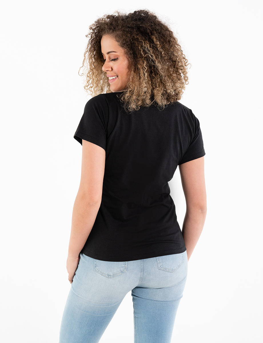 Camiseta Happy New Year negra
