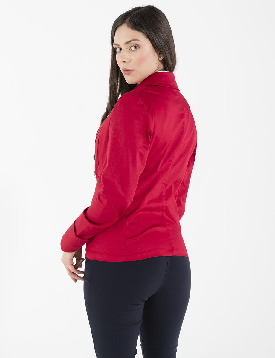 Blazer clásico rojo