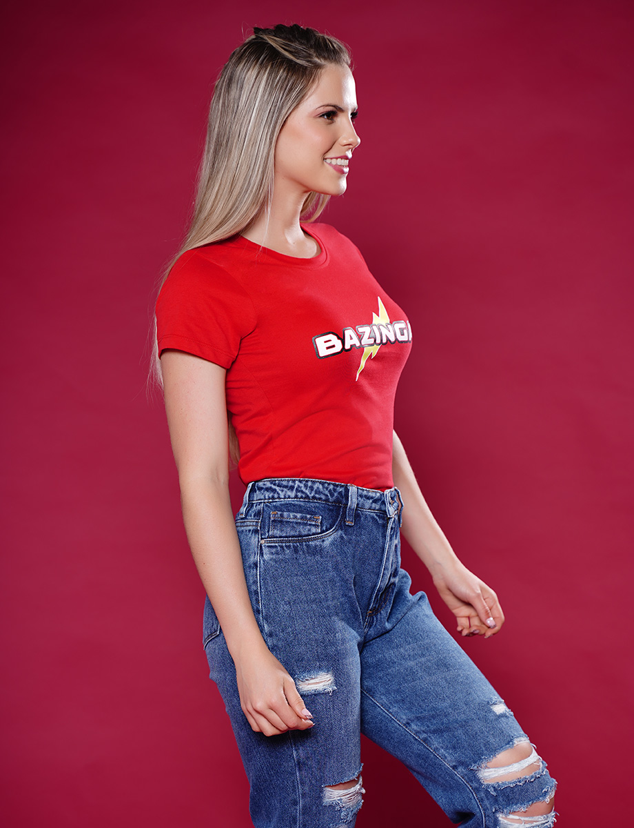 Camiseta roja Bazinga