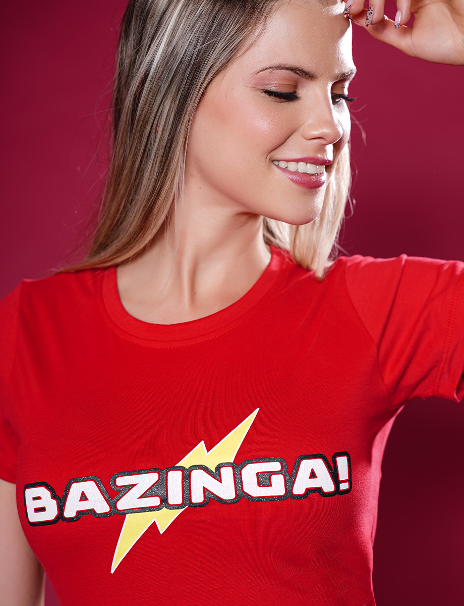 Camiseta roja Bazinga