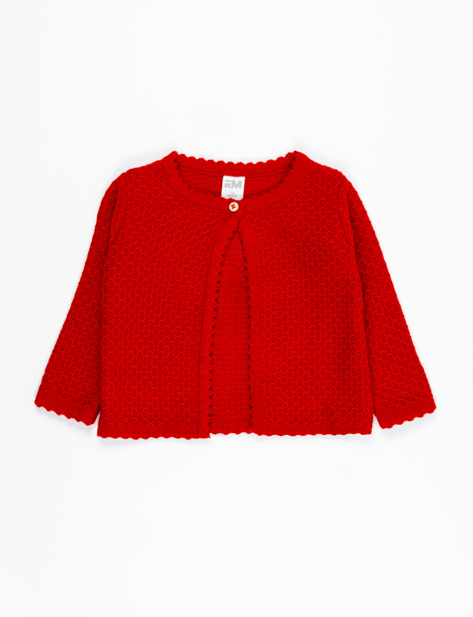 Sweater navideño rojo