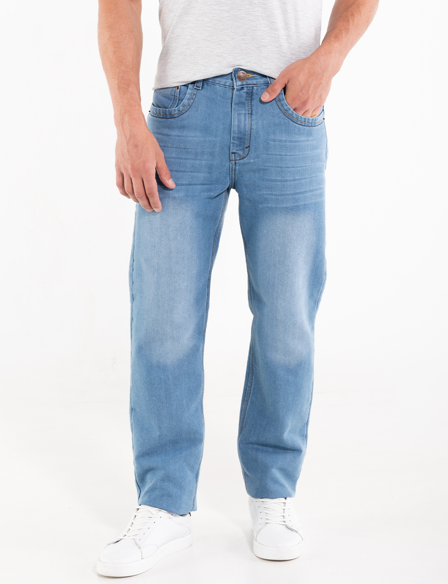 Jean relaxed azul claro