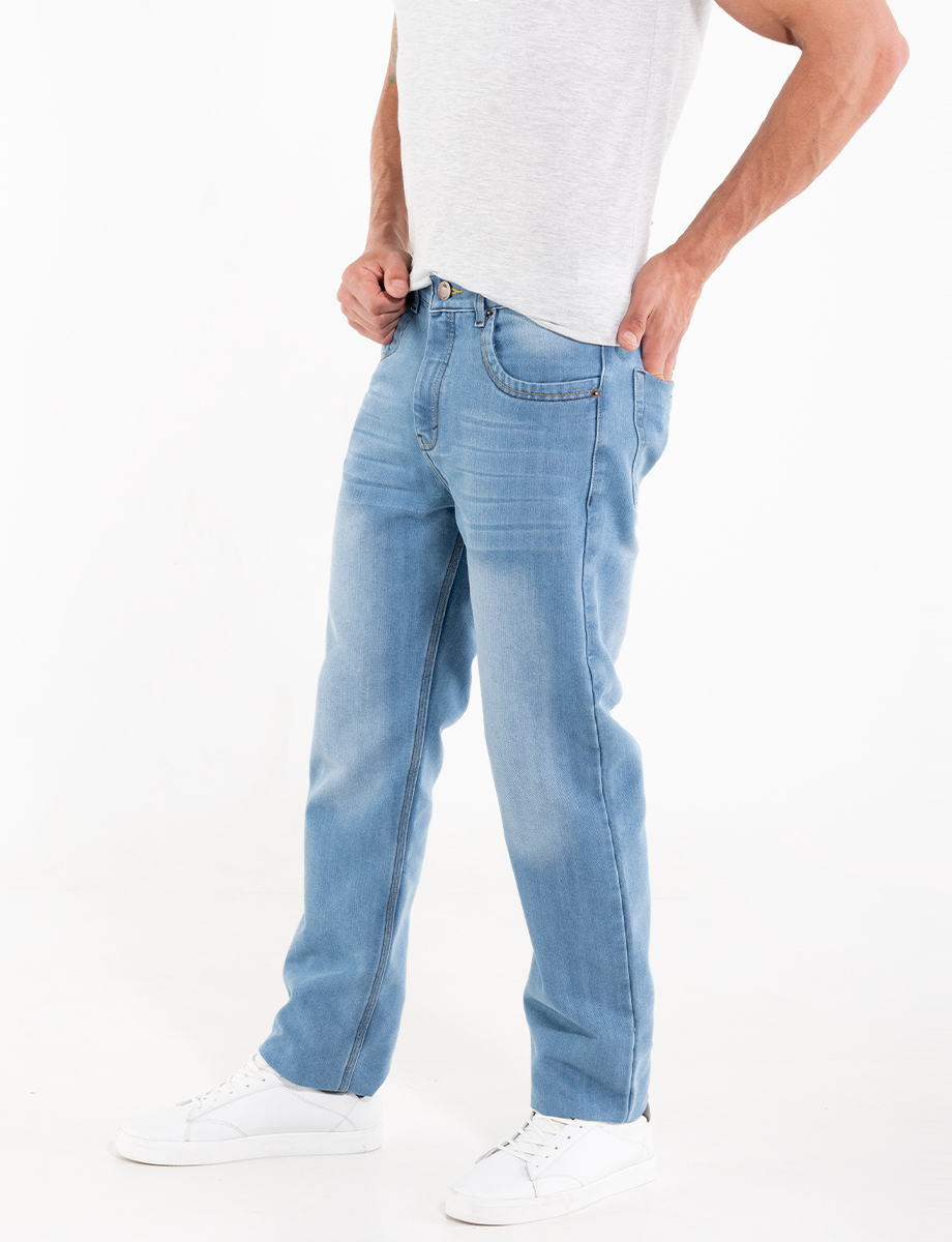 Jean relaxed azul claro