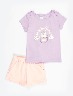 Conjunto short Magical lila
