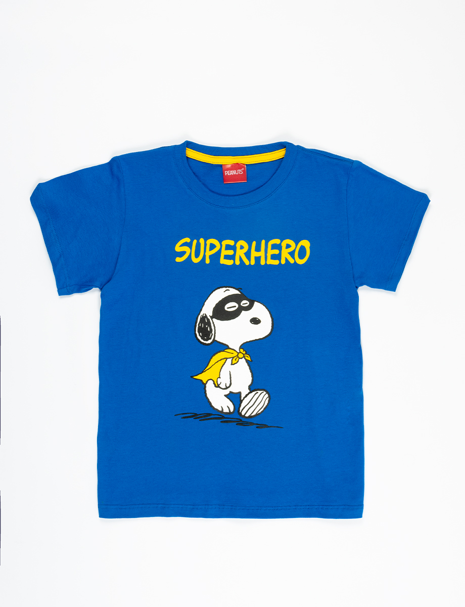 Camiseta Snoopy azul