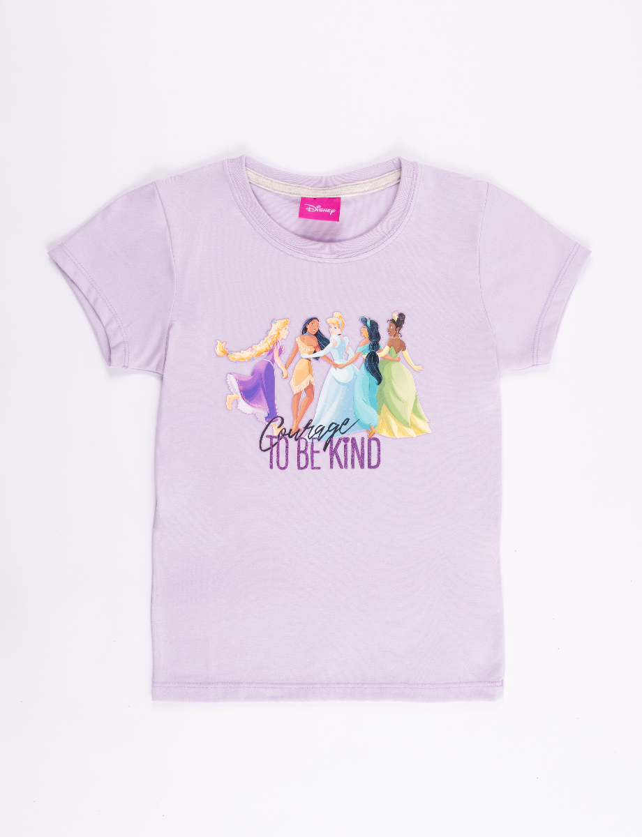 Camiseta pre Princesas Lila