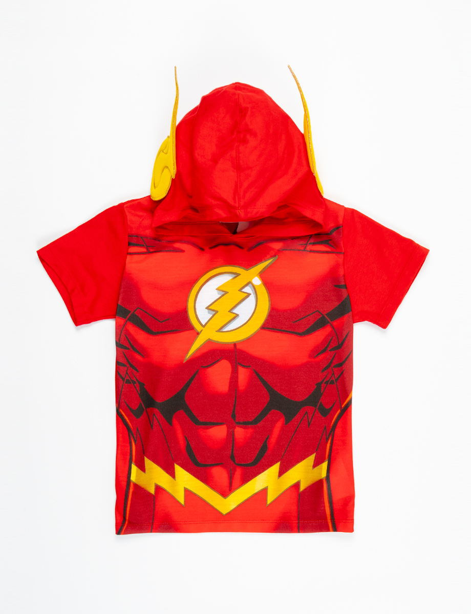 Camiseta Flash con capucha