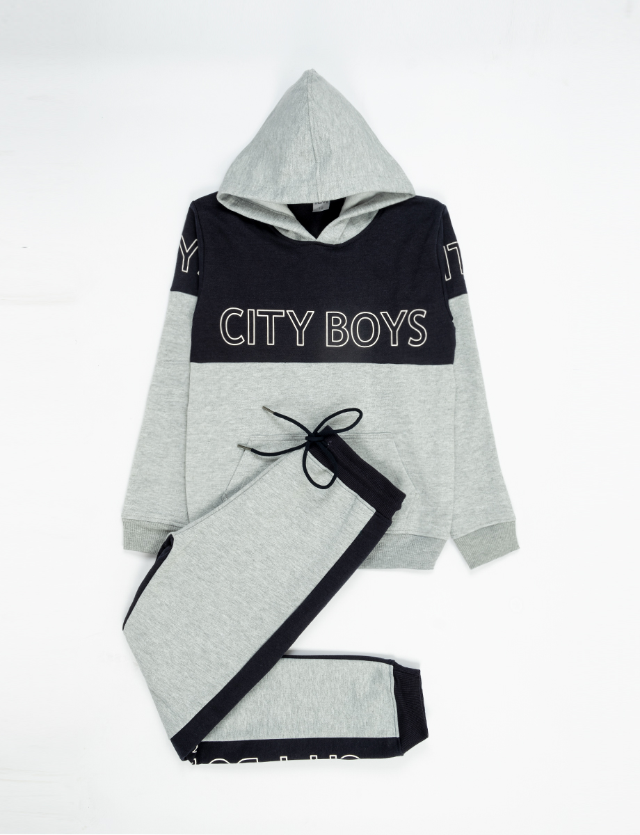 Calentador City Boys negro-gris