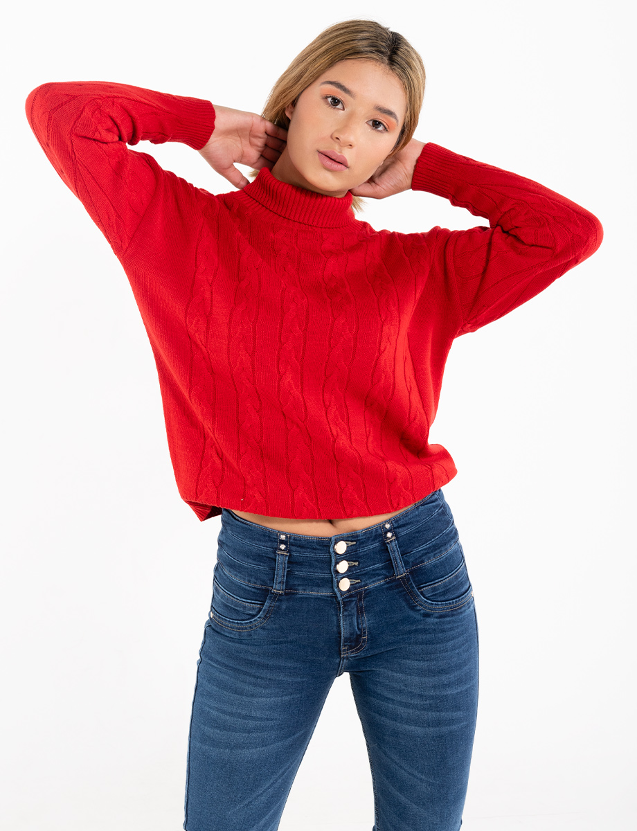 Sweater cuello alto