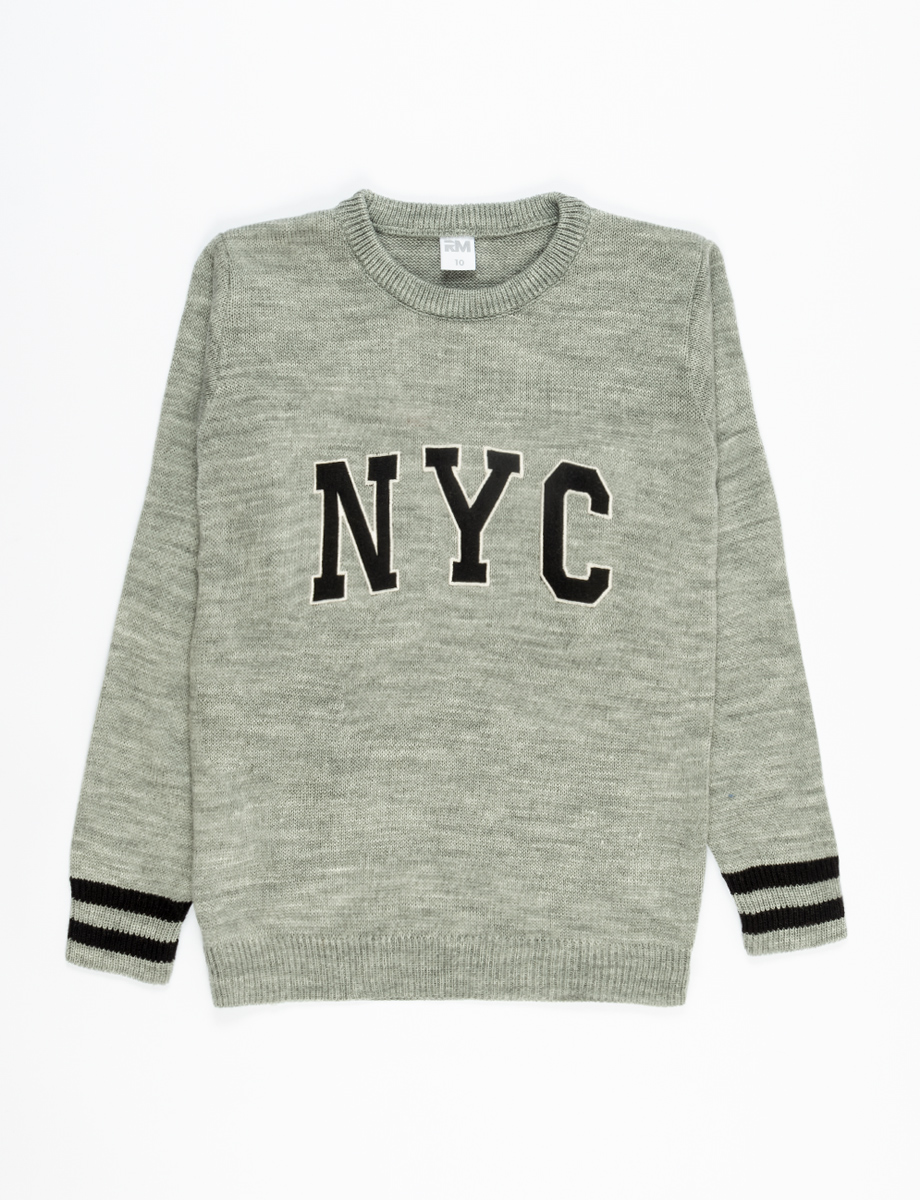 Sweater gris NYC