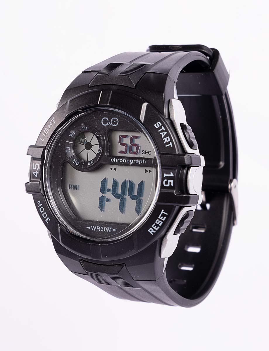 Reloj Digital Negro