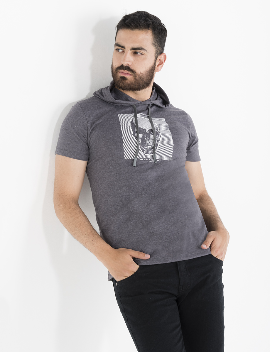 Camiseta con capucha Calavera