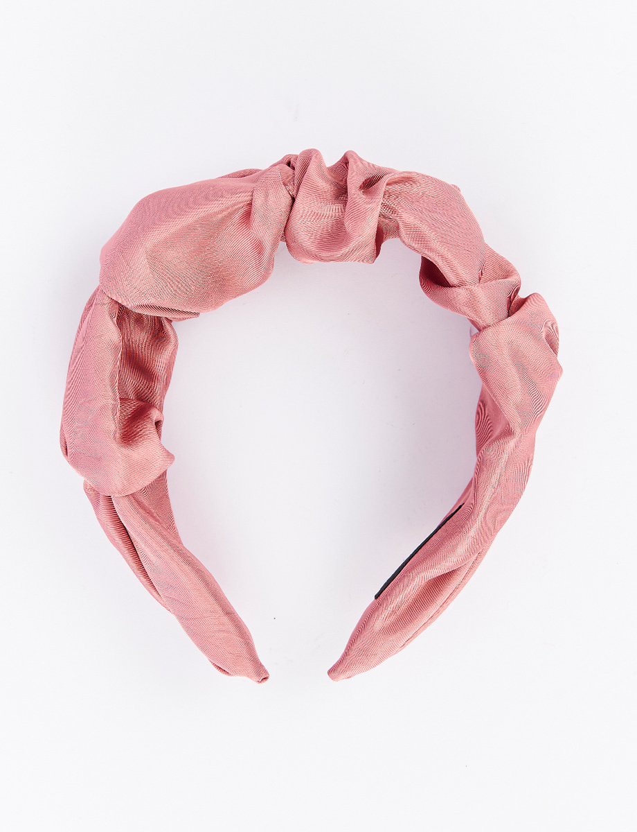 Diadema llana palo de rosa