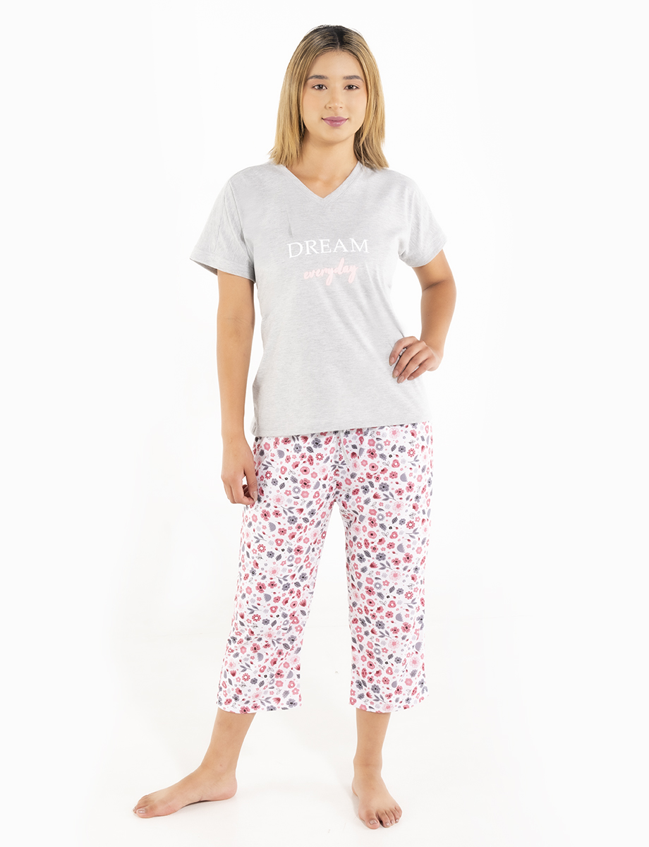 Pijama capri camiseta Dream