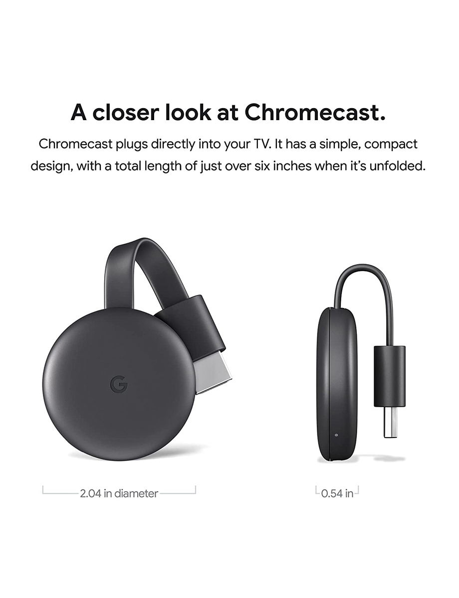 Chromecast tercera generación
